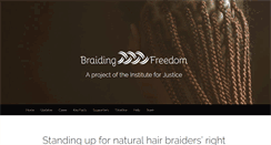 Desktop Screenshot of braidingfreedom.com
